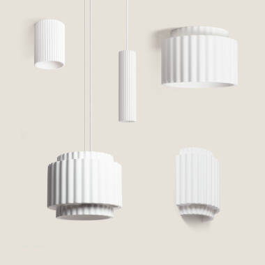 Image of Colum Plaster Ceiling Light