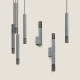 Image de Suspension Ciment Dinska 4 Spots