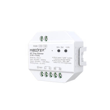 Regolatore LED TRIAC RF Compatibile con Pulsante TRI-C1 MIBOXER
