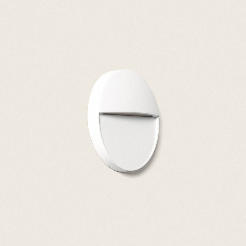 Obrázek Venkovní Nástěnné LED Svítidlo 3W Kruhové Povrchová Instalace Jade