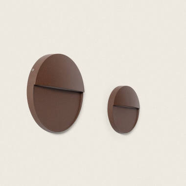 Image de Balise Murale Extérieure LED 3W Saillie Rond Jade