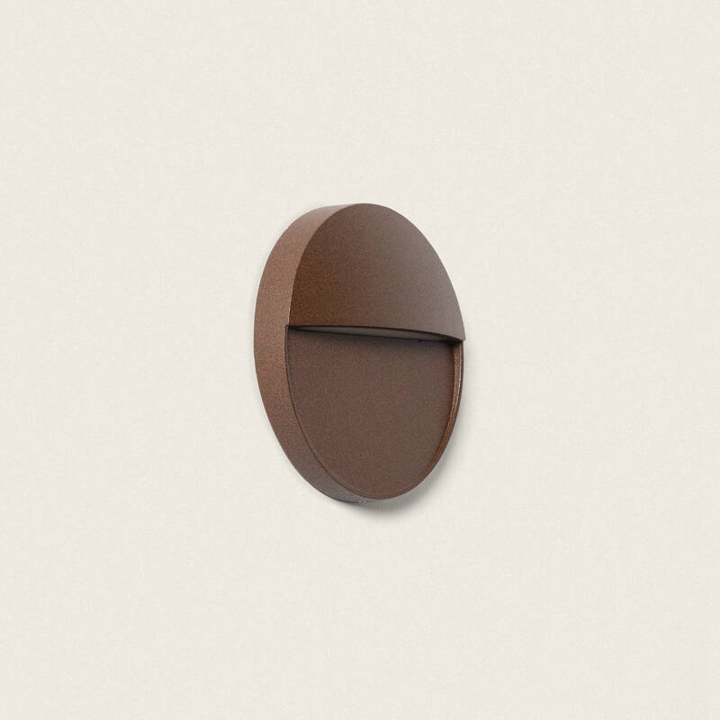 Bild von LED-Außenwandleuchte 3W, runde Oberfläche, Jade