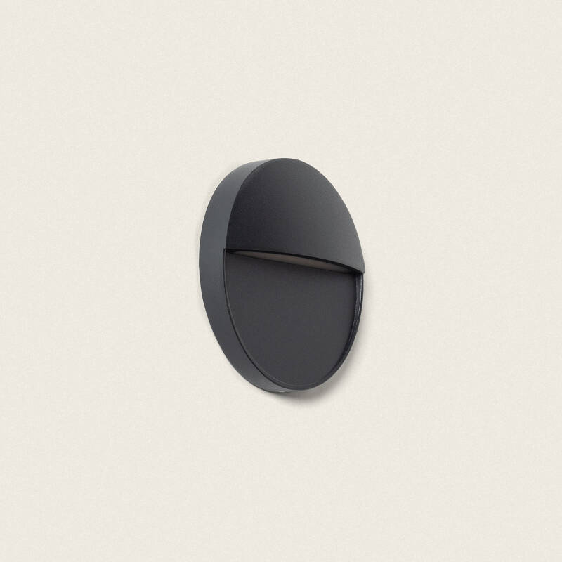 Afbeelding van Wandlamp Outdoor LED 3W Opbouw Rond Jade