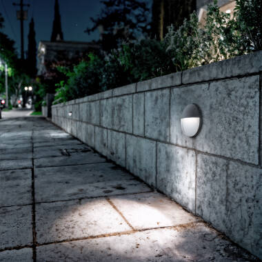 Bild von LED Außenwandleuchte 3W Oberfläche Rund Jade