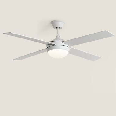 Image de Ventilateur de Plafond avec Éclairage Silencieux DC Pales en Bois Navy Evo