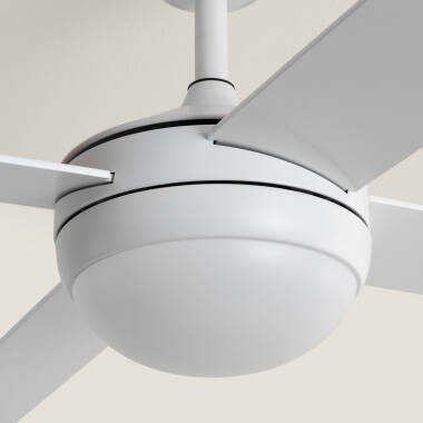 Image de Ventilateur de Plafond avec Éclairage Silencieux DC Pales en Bois Navy Evo