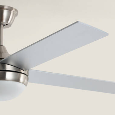 Image de Ventilateur de Plafond avec Éclairage Silencieux DC Pales en Bois Navy Evo