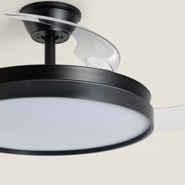 Bild von Deckenventilator mit Licht Lautlos DC einziehbare Flügel Kaios