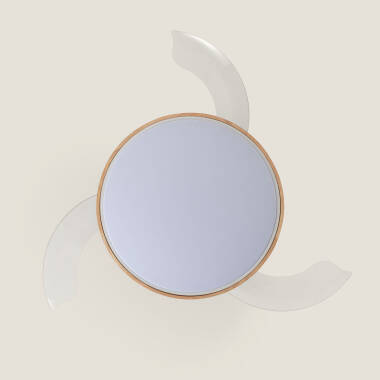 Bild von Deckenventilator mit Licht, geräuscharm, DC, einziehbare Flügel, Dari