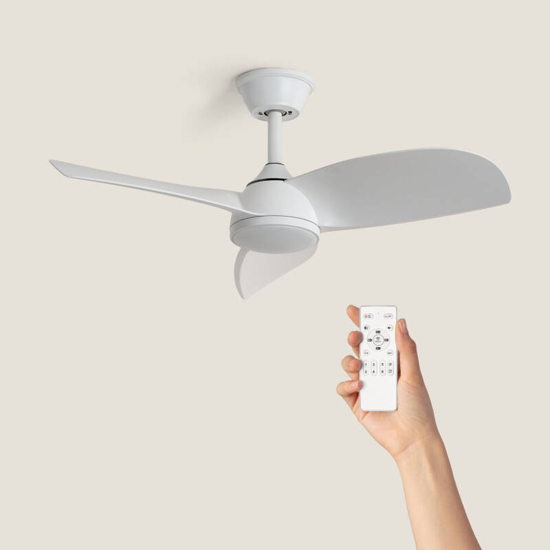 Bild von Deckenventilator mit Licht, geräuscharm, DC Poros Evo