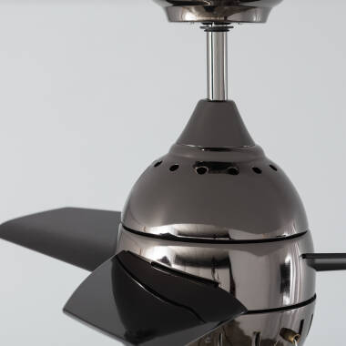 Bild von LED-Deckenventilator Schwarz 66cm Modern