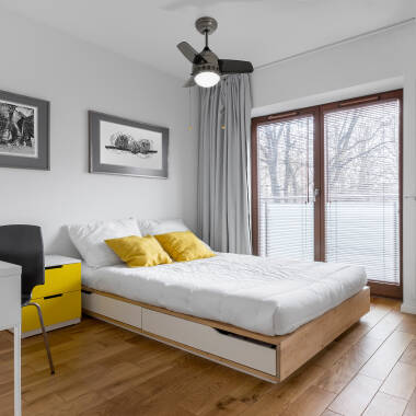 Image de Ventilateur de Plafond LED Noir 66cm Modern