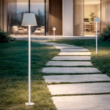 Anisa 3W Aluminium Bollard with Spike 80cm