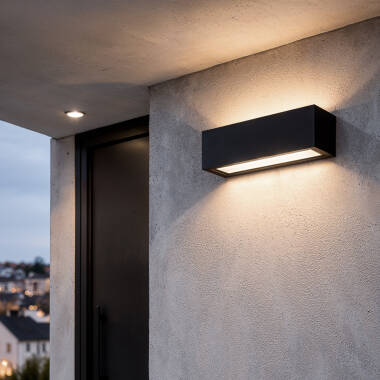 Image of Gropius 18W Double Sided Aluminium Selectable CCT Outdoor LED Wall Light