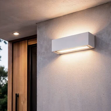 Applique per Esterni LED 18W Alluminio Illuminazione Doppia Luce CCT Selezionabile Gropius