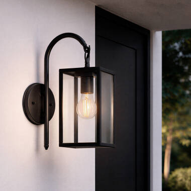 Atrium Above-Arm Wall Light in Black