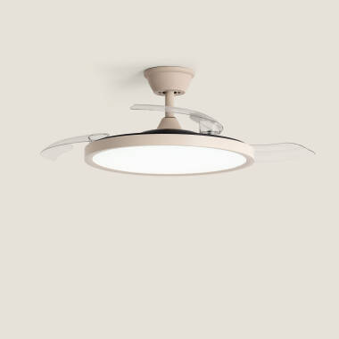 Bild von Deckenventilator mit Licht, geräuscharm, DC, einziehbare Flügel, Kleon