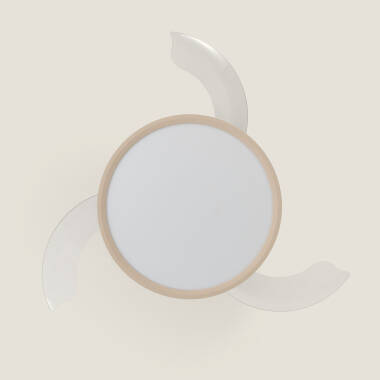 Bild von Deckenventilator mit Licht, geräuscharm, DC, einziehbare Flügel, Kleon