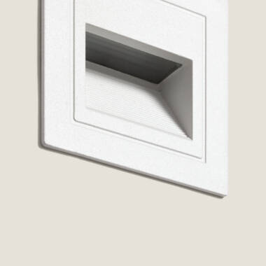 Afbeelding van Wandlamp LED  3W inbouw vierkant Olite II