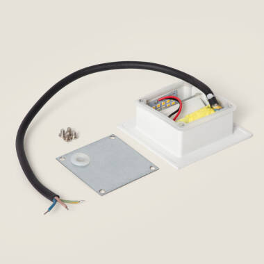 Afbeelding van Wandlamp LED  3W inbouw vierkant Olite II