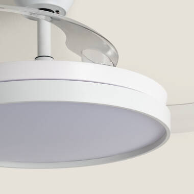 Bild von Deckenventilator mit Licht Lautlos DC einziehbare Flügel Kaios