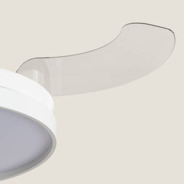 Bild von Deckenventilator mit Licht, geräuscharm, DC, einziehbare Flügel, Kaios