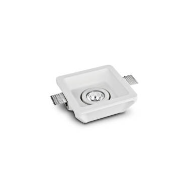 Square Downlight Bezel 158x158mm Cut Out UGR17 Plasterboard Integration for GU10/GU5.3 LED Bulbs