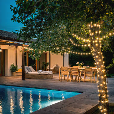 Bild von LED-Girlande Solar Aussen Kabel 22m