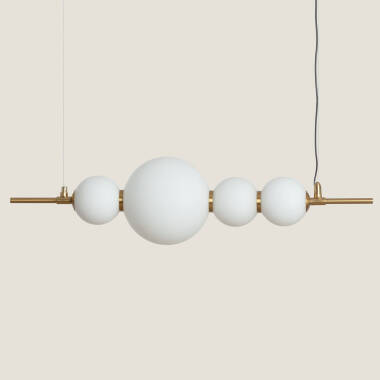 Lampa Wisząca LED 10W z Metalu i Szkła Atira