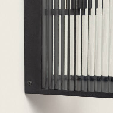 Image of Big Taiga Outdoor Metal & Glass Wall Lamp 