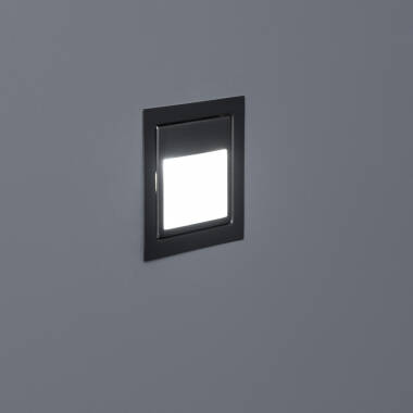 Image of Larry 1.5W Steel Recessed LED Wall Light