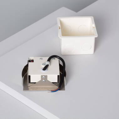 Image of Larry 1.5W Steel Recessed LED Wall Light