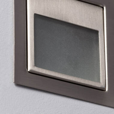 Image of Larry 1.5W Steel Recessed LED Wall Light