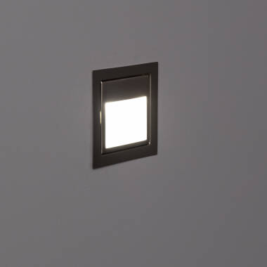 Image of Larry 1.5W Steel Recessed LED Wall Light