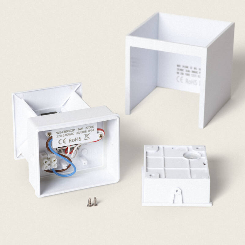 Bild von LED Wandleuchte für Außenbereich Dimmbar 6W Doppelseitige Beleuchtung Eros