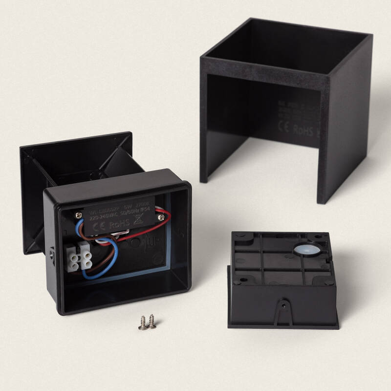 Immagine di Applique da Parete per Esterni LED Regolabile 6W Illuminazione Doppia Luce Eros