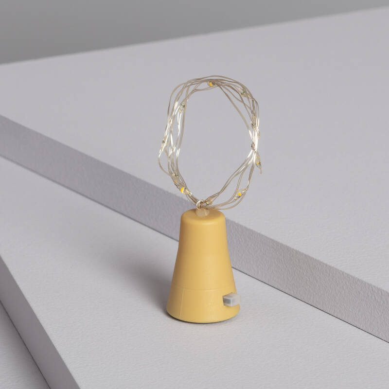 Image de Guirlande LED Extérieure Solaire Fil de Fer pour Bouteille 