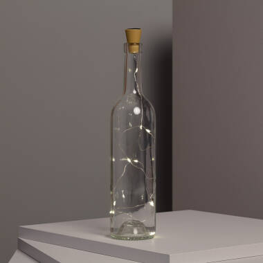 Immagine di Ghirlanda LED Solare per Esterni Filo di Rame per Bottiglia