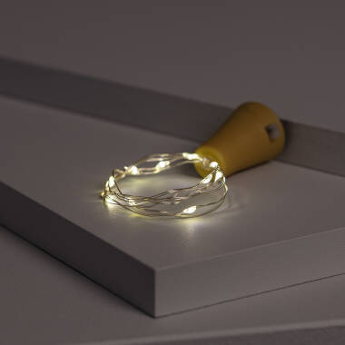 Immagine di Ghirlanda LED Solare per Esterni Filo di Rame per Bottiglia