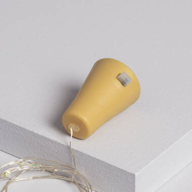 Bild von LED-Girlande Solar Aussen Draht für Flaschen