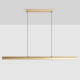 Image de Suspension Linéaire LED 42W Aluminium CCT Éclairage Double Face Funky Chic