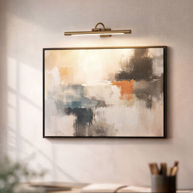 Eski LED Wall Lamp for Pictures - Antique Brass