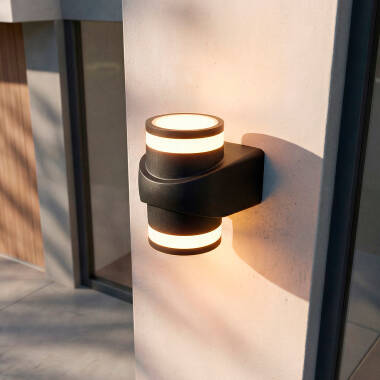 Venkovní Hliníkové Nástěnné LED Svítidlo 10W Neky Duo