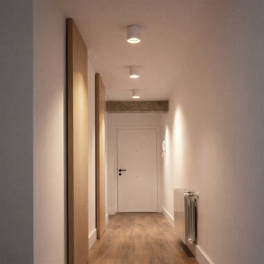 Bild von Deckenleuchte Weiss mit GU10 Glühbirne Space