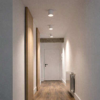 Bild von Deckenleuchte Weiss mit GU10 Glühbirne Space