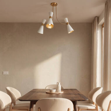 Bild von Deckenleuchte Aluminium 3 Strahler Jigger