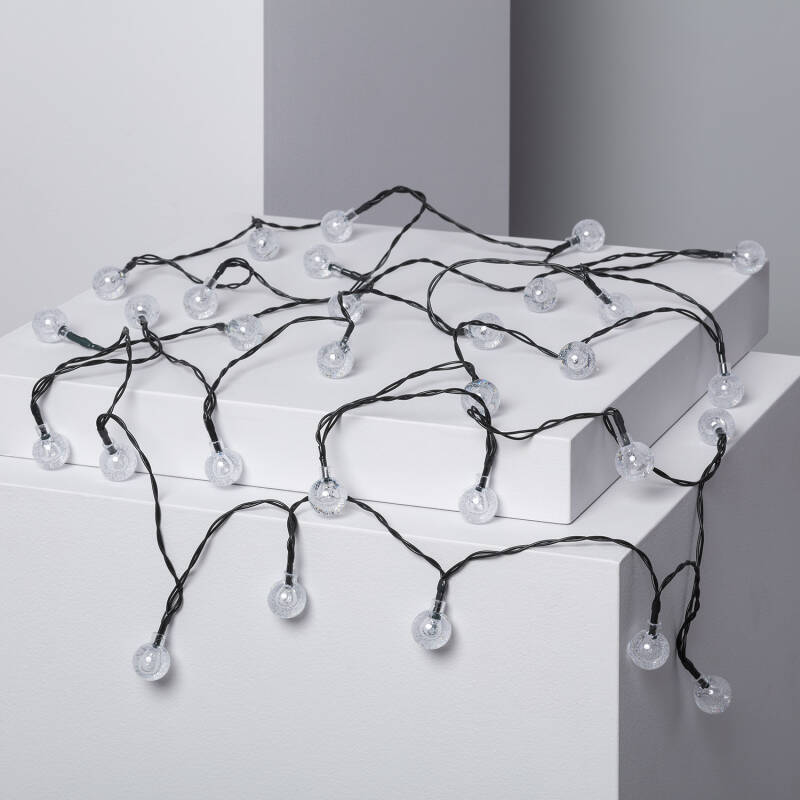 Bild von LED-Girlande Solar Aussen 30 Kugeln 5m