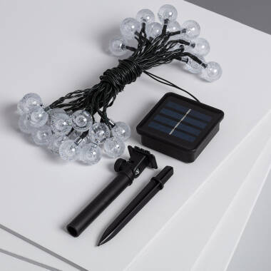 Bild von LED-Girlande Solar Aussen 30 Kugeln 5m