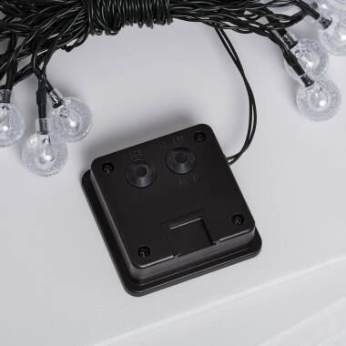 Image of 5m Decorative Globes Outdoor Solar LED Fairy Lights