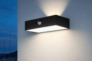 LED Wandleuchte Außen 3W mit PIR Sensor Karl Solar